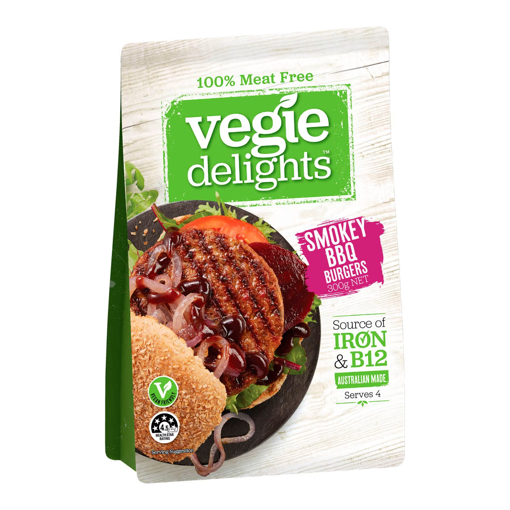 Picture of Vegie Delights Meat Free Smoky BBQ Burger 300g