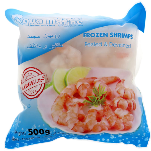 Picture of Aqua Marine Frozen Shrimps Peeled & Deveined Small 500g