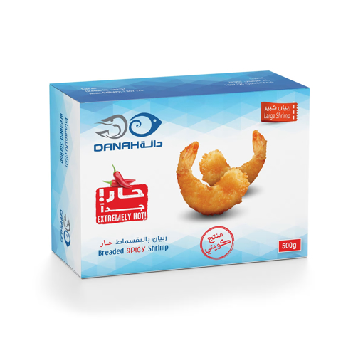 Picture of Danah Breaded Spicy Shrimp Large 500g