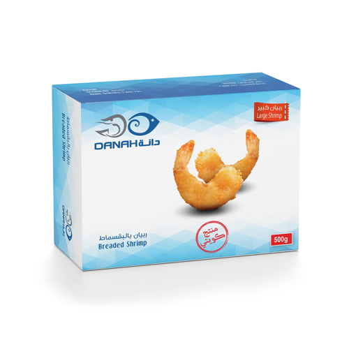 Picture of Danah Breaded Butterfly Shrimp Large 500g