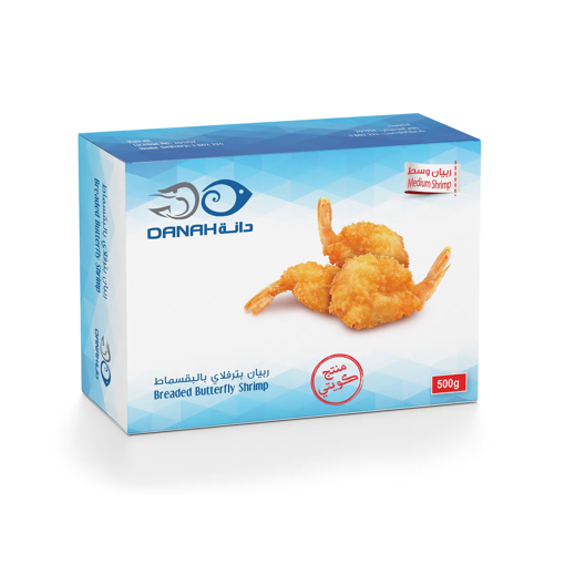 Picture of Danah Breaded Butterfly Shrimp Medium 500g