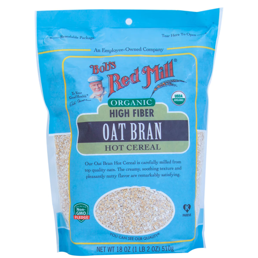 Picture of Bob's Red Mill Organic Oat Bran Hot Cereal 510g