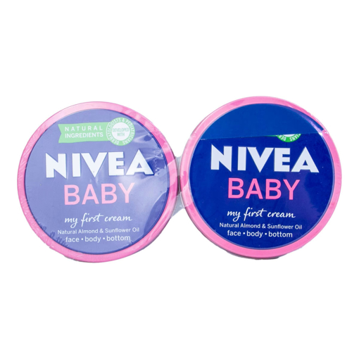 Picture of Nivea Baby My First Cream Natural Almond & Sunflower Oil 2 x 150ml