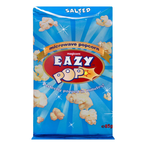 Picture of Eazy Pop Microwave Popcorn Salted 85g