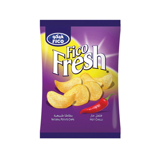 Picture of Fico Fresh Chips Hot Chilli 14g