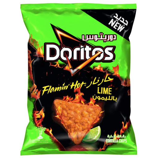 Picture of Doritos Flamin Hot Lime Tortilla Chips 44g