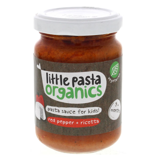 Picture of Little Pasta Organics Pasta Sauce For Kids Red Pepper And Ricotta 130g