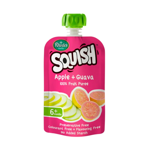 Picture of Rhodes Squish Apple And Guava 100% Fruit Puree 110 ml