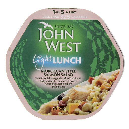 Picture of John West Light Lunch Moroccan Style Salmon Salad 220g