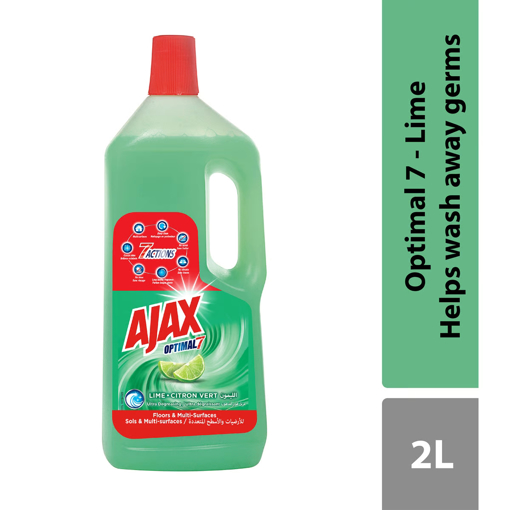 Picture of Ajax Floor & Multi-Surfaces Cleaner Optimal 7 Lime 2Litre