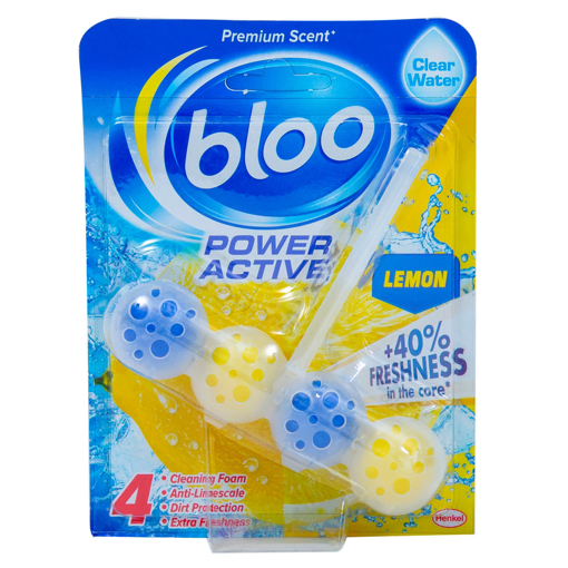 Picture of Bloo Toilet Rim Block Power Active Lemon 50g