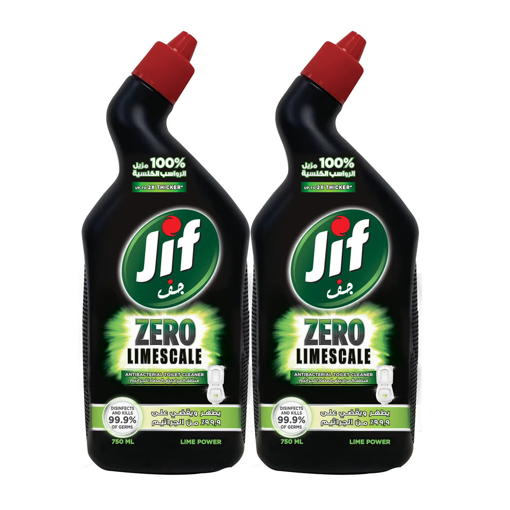 Picture of Jif Toilet Cleaner Zero Limescale Lime Power 2 x 750ml