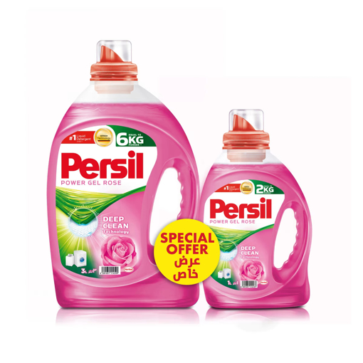 Picture of Persil Power Gel Rose 3Litre + 1Litre