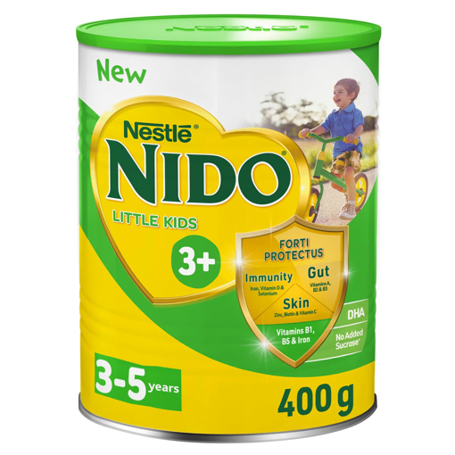 Picture of Nestle Nido Little Kids 3+ Growing Up Milk For Toddlers 3-5 Years 400g