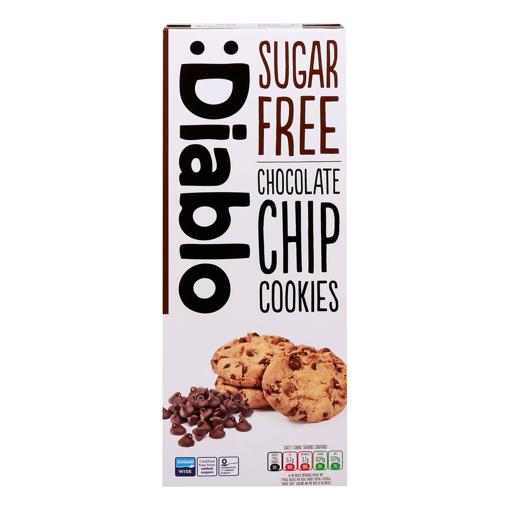 Picture of Diablo Chocolate Chip Cookies Sugar Free 130g