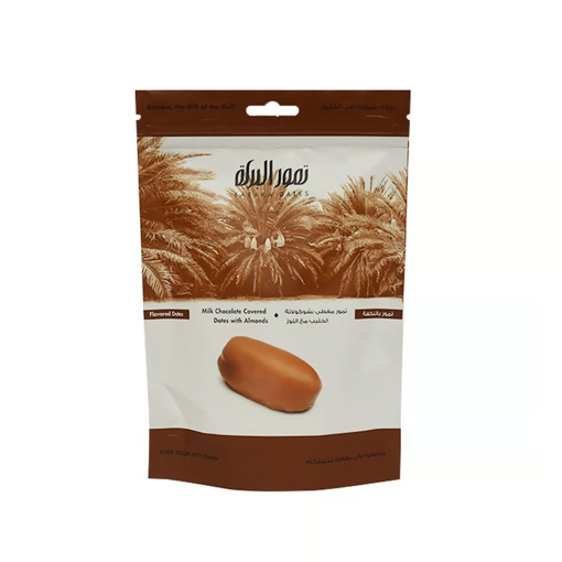 Picture of Baraka Milk Chocolate Covered Dates with Almonds 125g