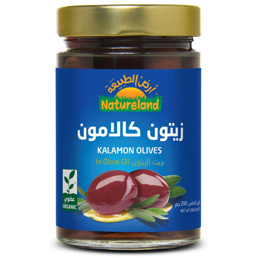 Picture of Natureland Kalamon Olives In Olive Oil 280g