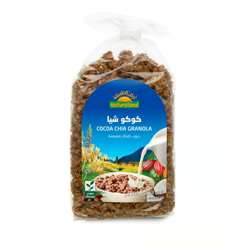 Picture of Natureland Organic Cocoa Chia Granola 375g