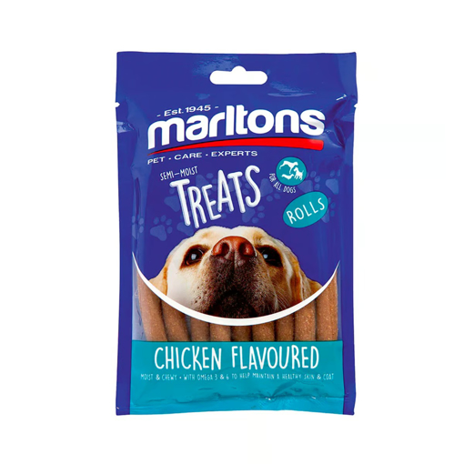 Picture of Marltons Chicken Flavoured Rolls For Dogs 120 g