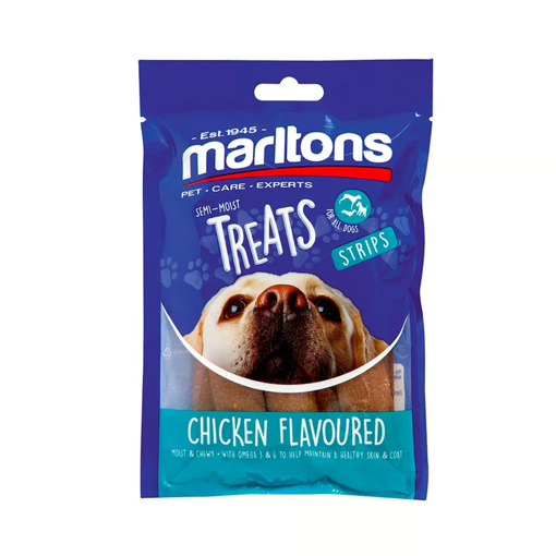 Picture of Marltons Chicken Flavoured Strips For Dogs 120 g