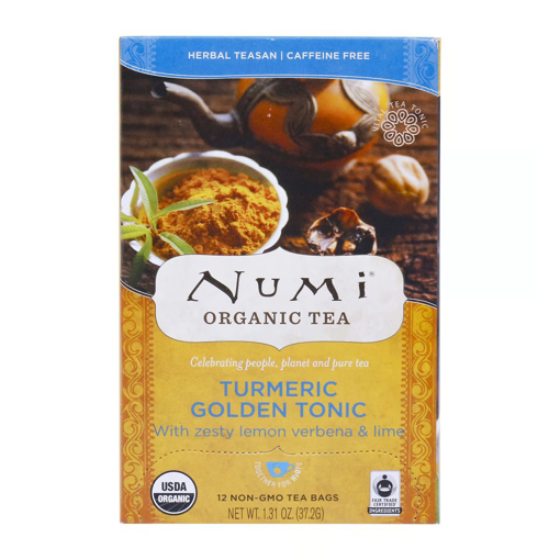 Picture of Numi Organic Turmeric Golden Tonic Tea 12pcs