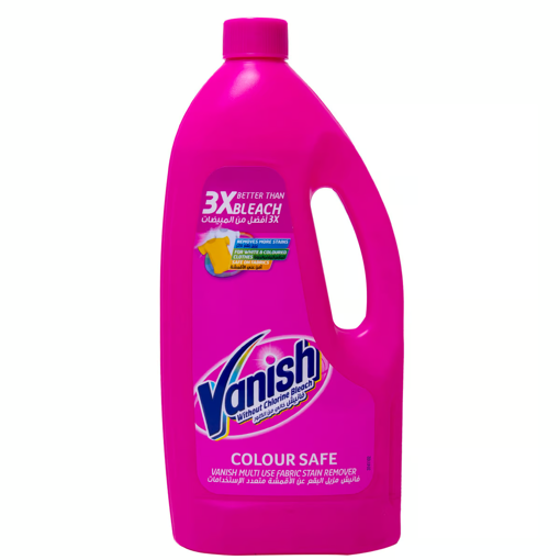 Picture of Vanish Fabric Stain Remover Colour Safe Pink 1Litre