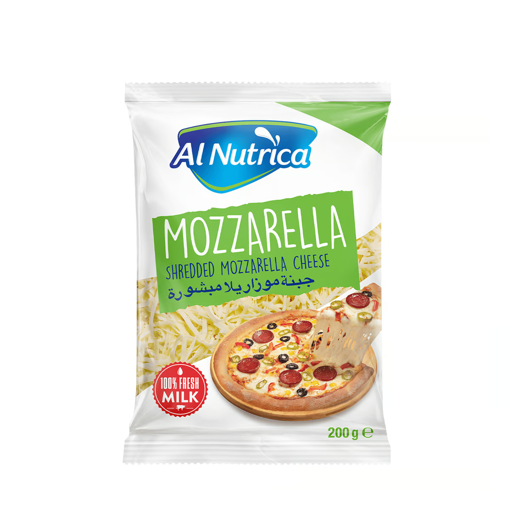 Picture of Al Nutrica Mozzarella Shredded Cheese 200g