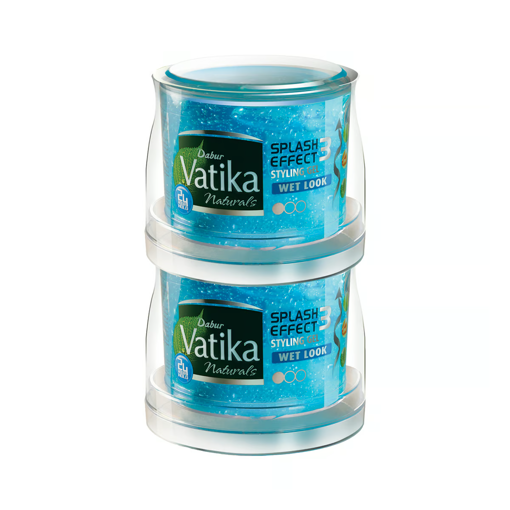 Picture of Dabur Vatika Styling Wet Look 2 x 250ml