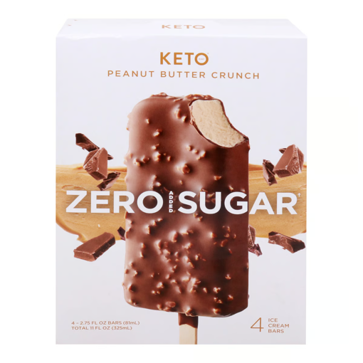 Picture of Keto Pint Peanut Butter Crunch Ice Cream Bars 4 pcs 325 ml